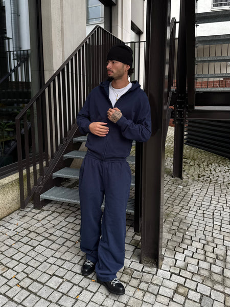 Basic Zipper "NAVY BLUE"