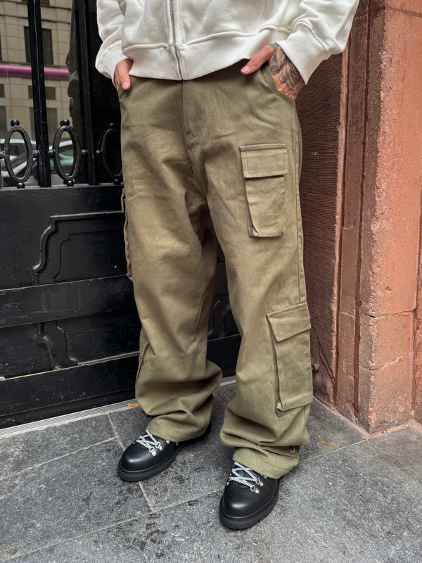 CARGO PANTS FREE SPIRIT “KHAKI“