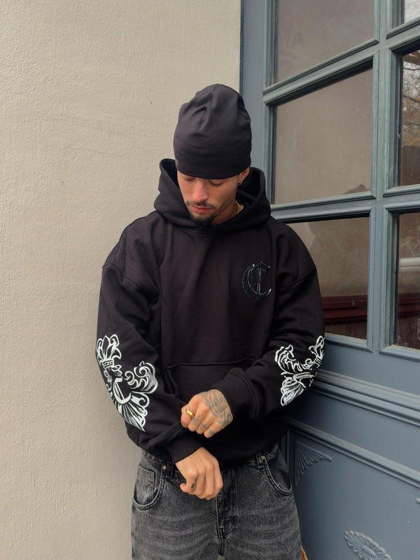 O.N.P. HOODIE - BLACK