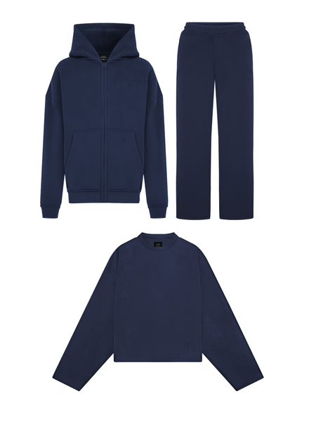 3 Pieces - Bundle Basic NAVY BLUE