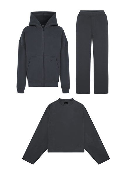 3 Pieces - Bundle Basic ANTHRAZIT