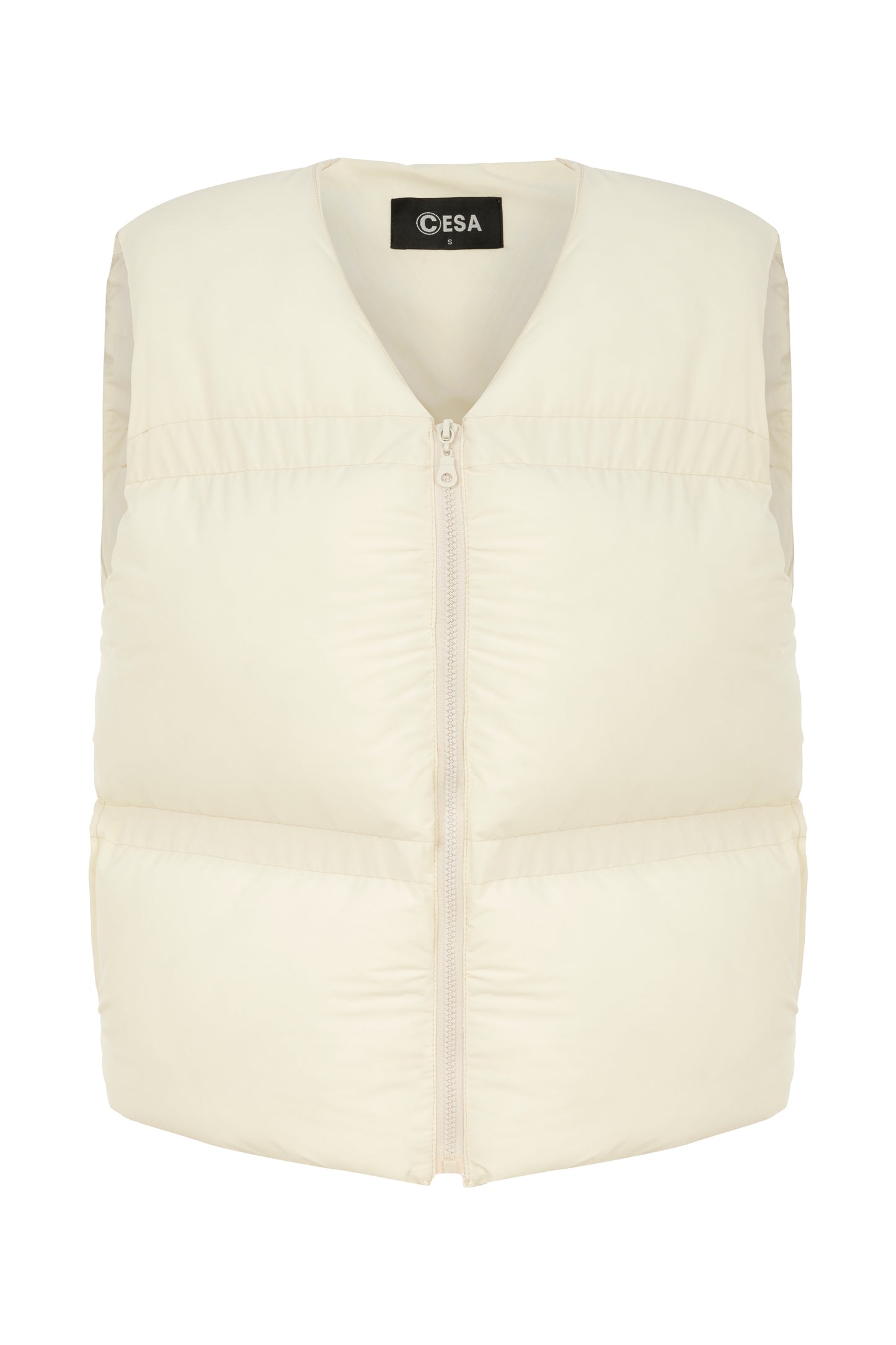 PUFFER VEST "CREAM"