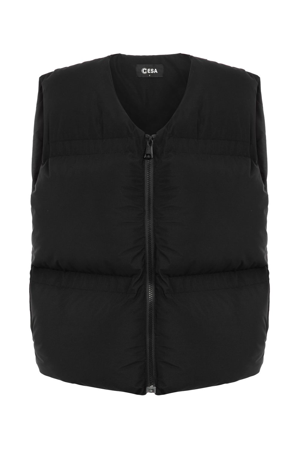 PUFFER WESTE “BLACK“