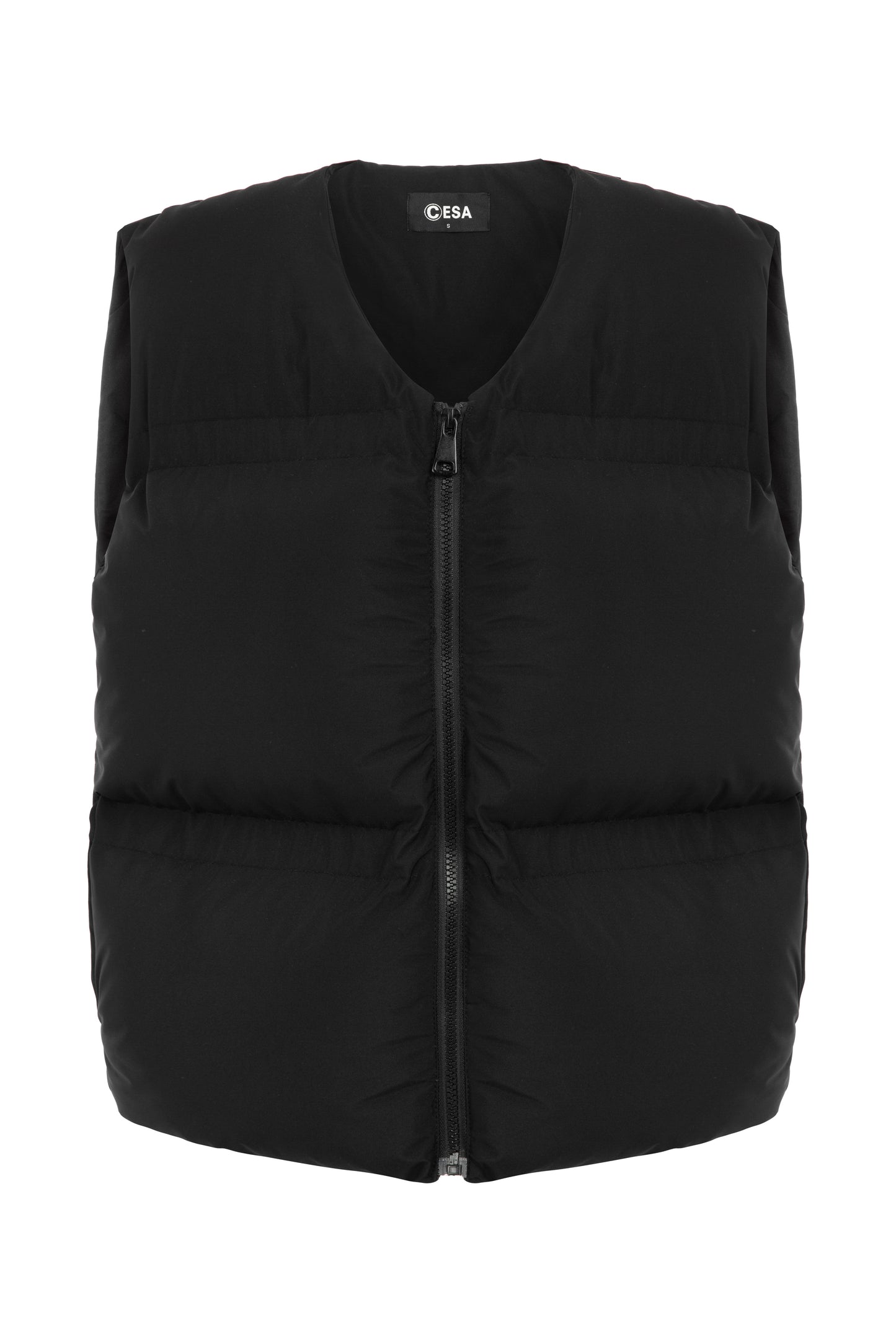 PUFFER WESTE “BLACK“
