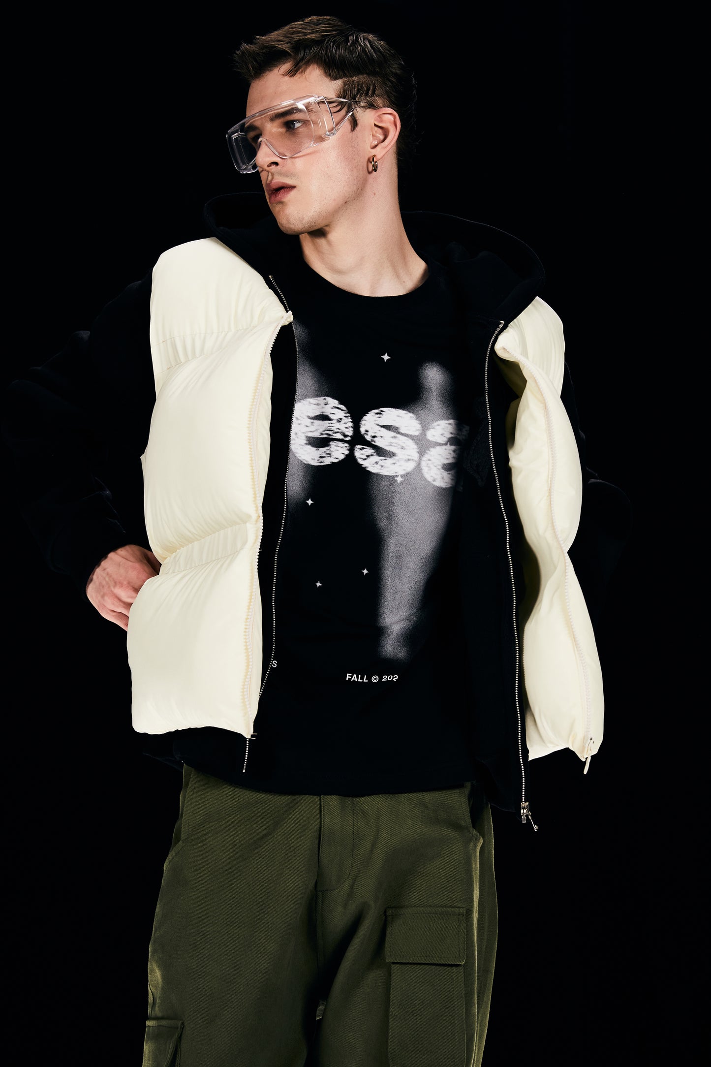 PUFFER VEST "CREAM"