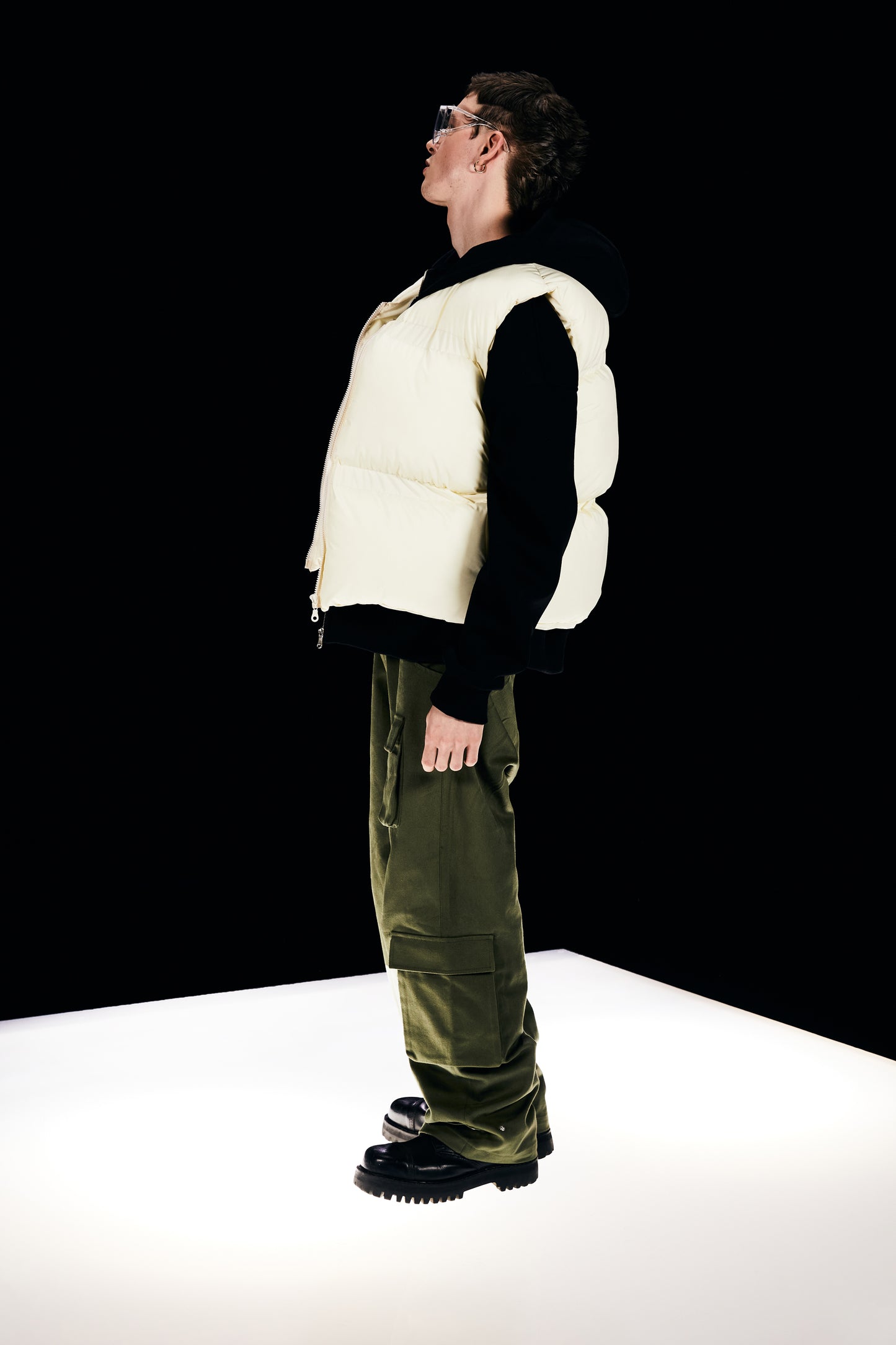 PUFFER VEST "CREAM"