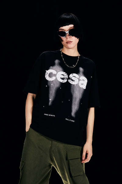 T-SHIRT FREE SPIRIT “BLACK“