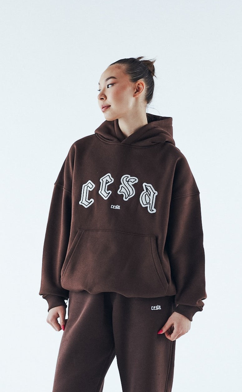 CLASSIC C1 HOODIE "BROWN"