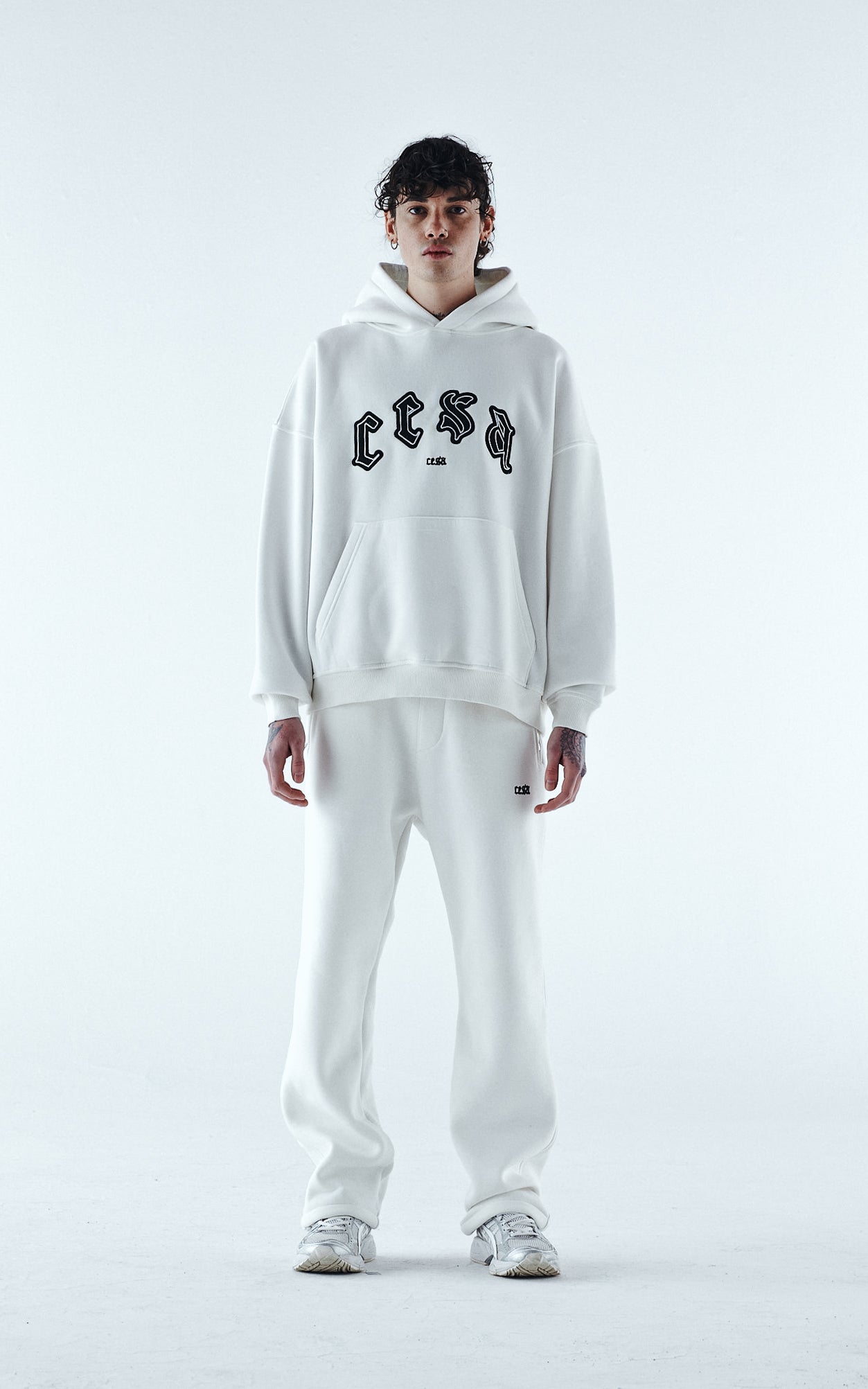 CLASSIC C1 HOODIE "CREAM WHITE"